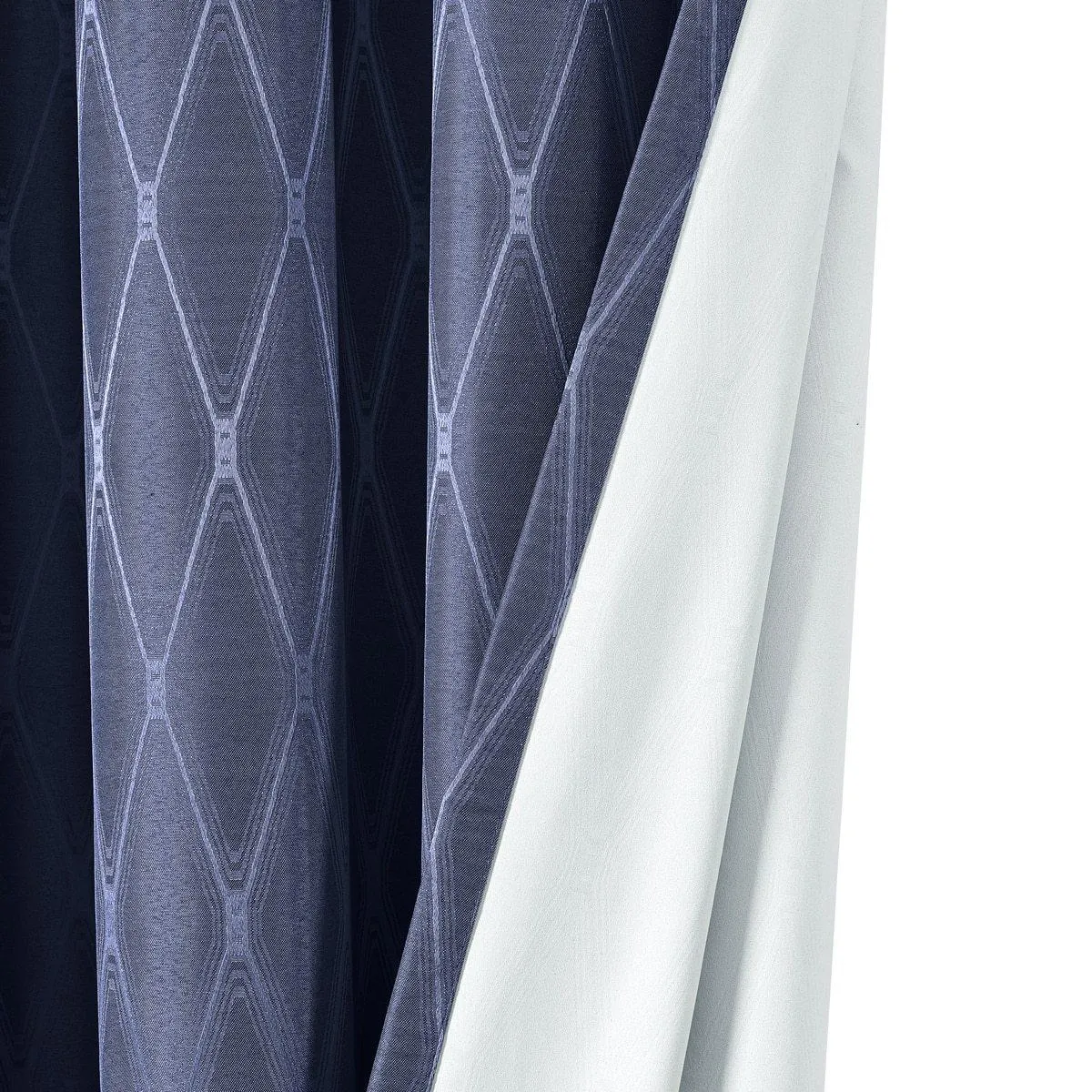 100% Blackout Curtain Jacquard Thermal Insulated Victoria Panels ( Set Of 2)