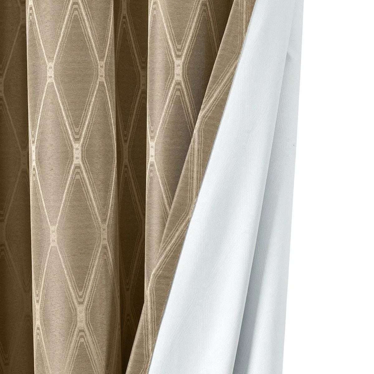 100% Blackout Curtain Jacquard Thermal Insulated Victoria Panels ( Set Of 2)