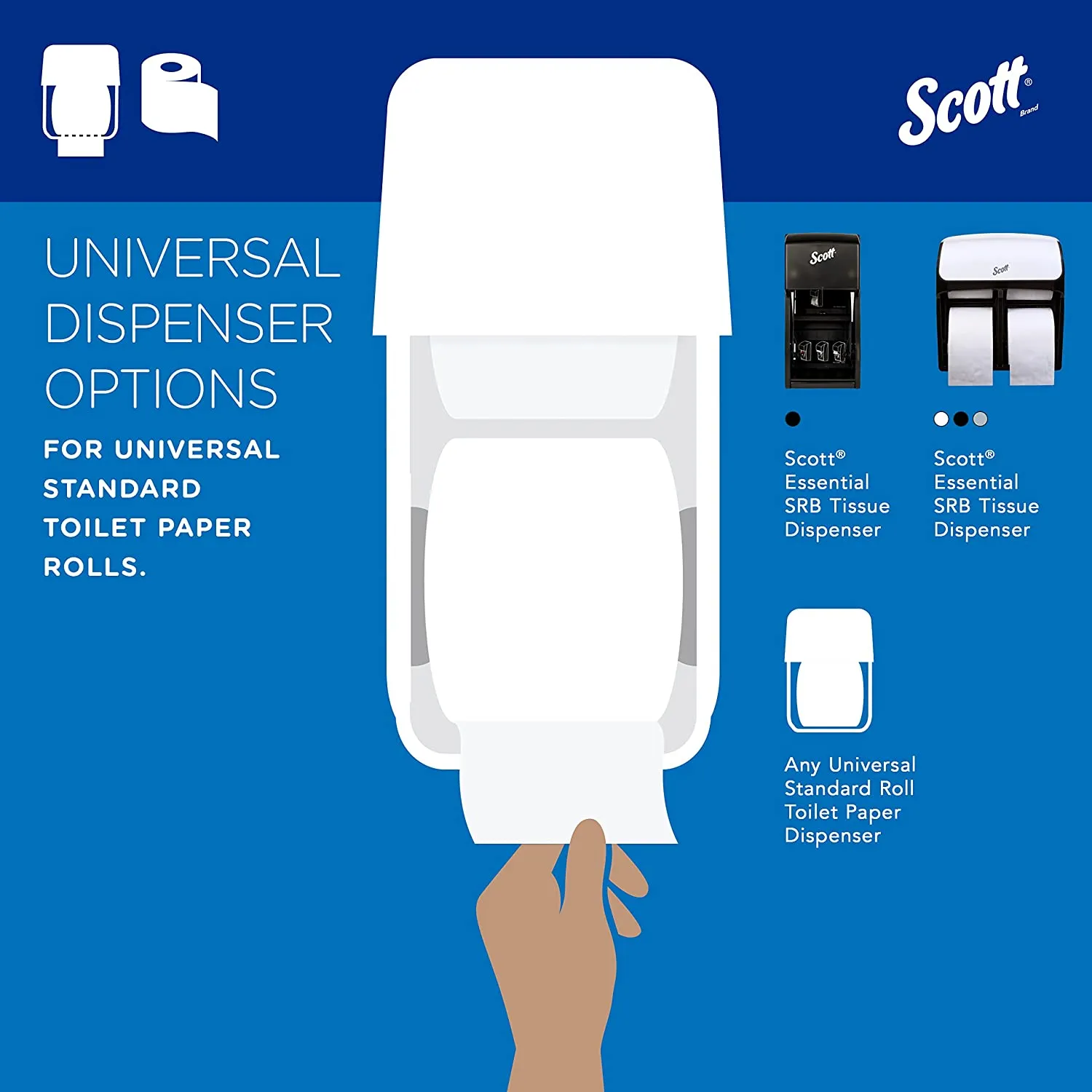 100% Recycled Fiber Standard Roll Bathroom Tissue, 2-Ply, White, 80 Rolls / Case, 473 Sheets / Roll, 37,840 Sheets / Case