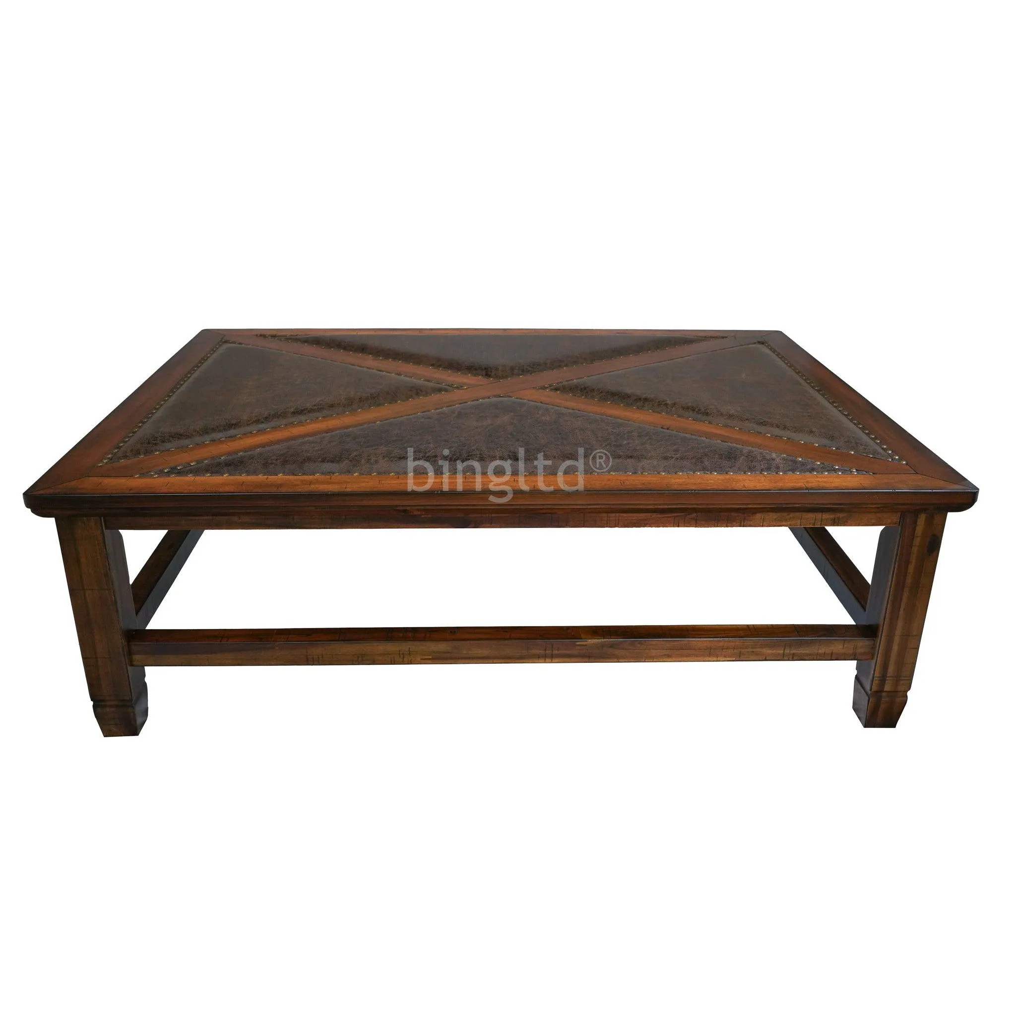 18" Tall Leder Coffee Table(TC765-AC-101)