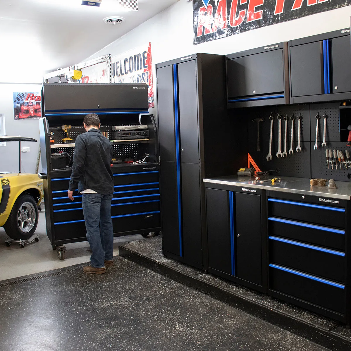 2-Door Base Cabinet with Stainless Steel Worktop