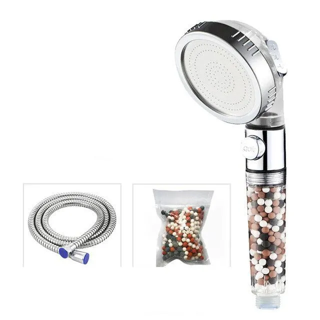 3 Function Spa Shower Head With Switch High Pressure Shower Heads