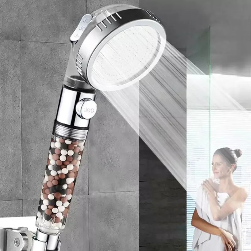 3 Function Spa Shower Head With Switch High Pressure Shower Heads