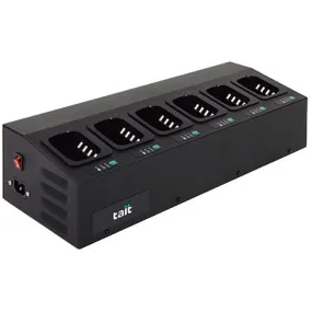 6-Bay Desktop Charger, T03-00013-AEAA for Tait TP8 & TP9 Radios