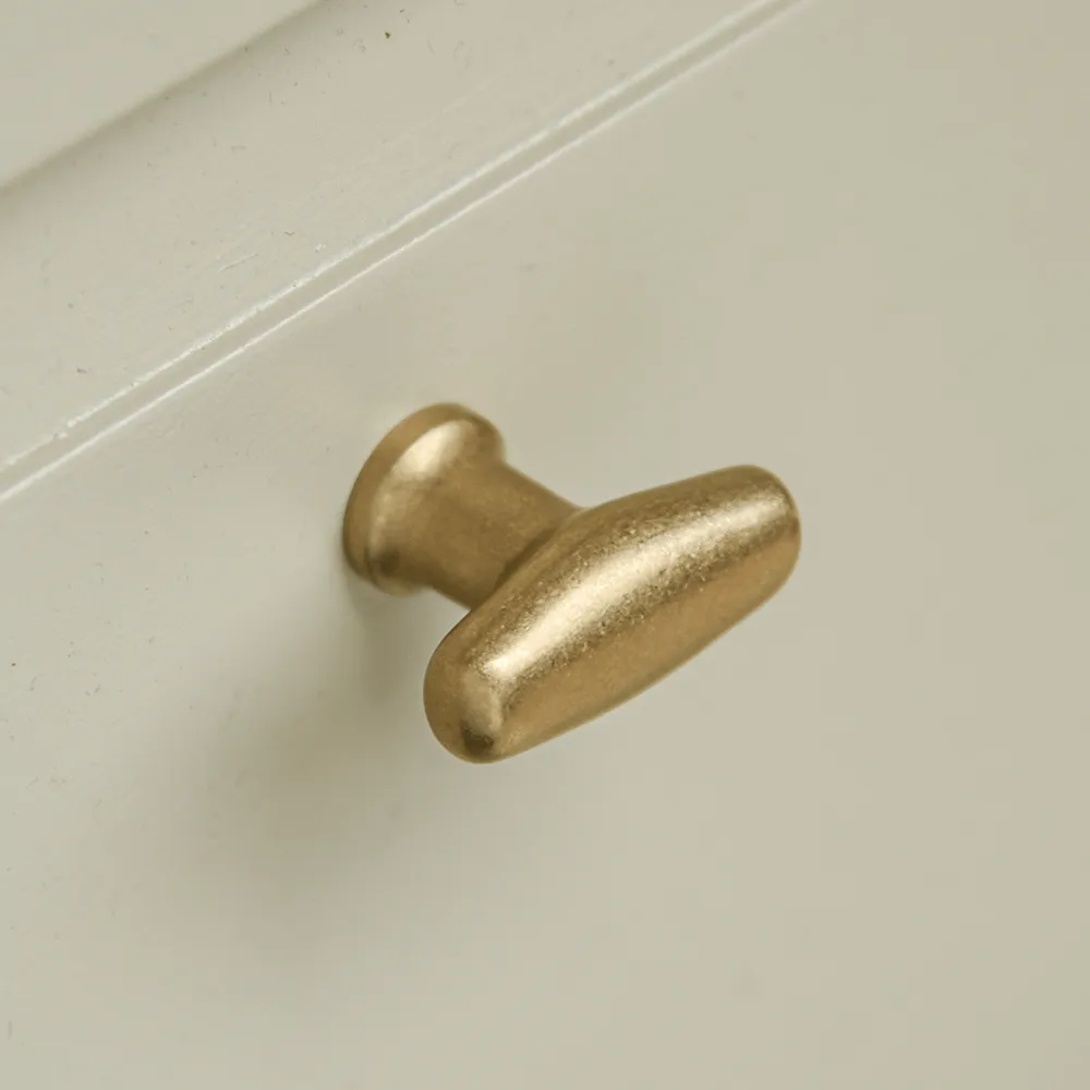 Aged Brass Elegance Cabinet Knob