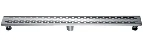 ALFI brand ABLD36C 36" Modern Stainless Steel Linear Shower Drain with Groove Holes