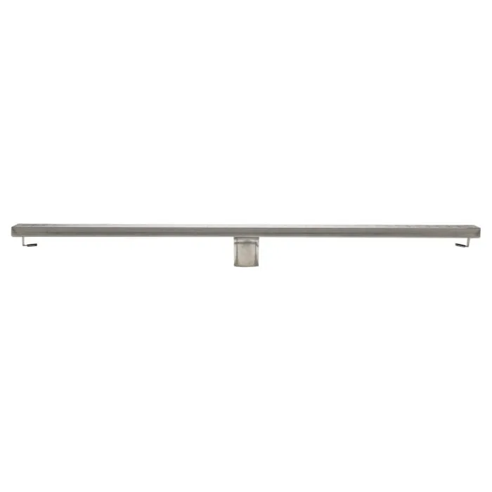 ALFI brand ABLD36C 36" Modern Stainless Steel Linear Shower Drain with Groove Holes