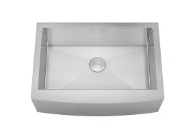 Allora USA - KH-3021F - 30" x 21" Farmhouse Single Large Bowl Stainless Steel Kitchen Sink