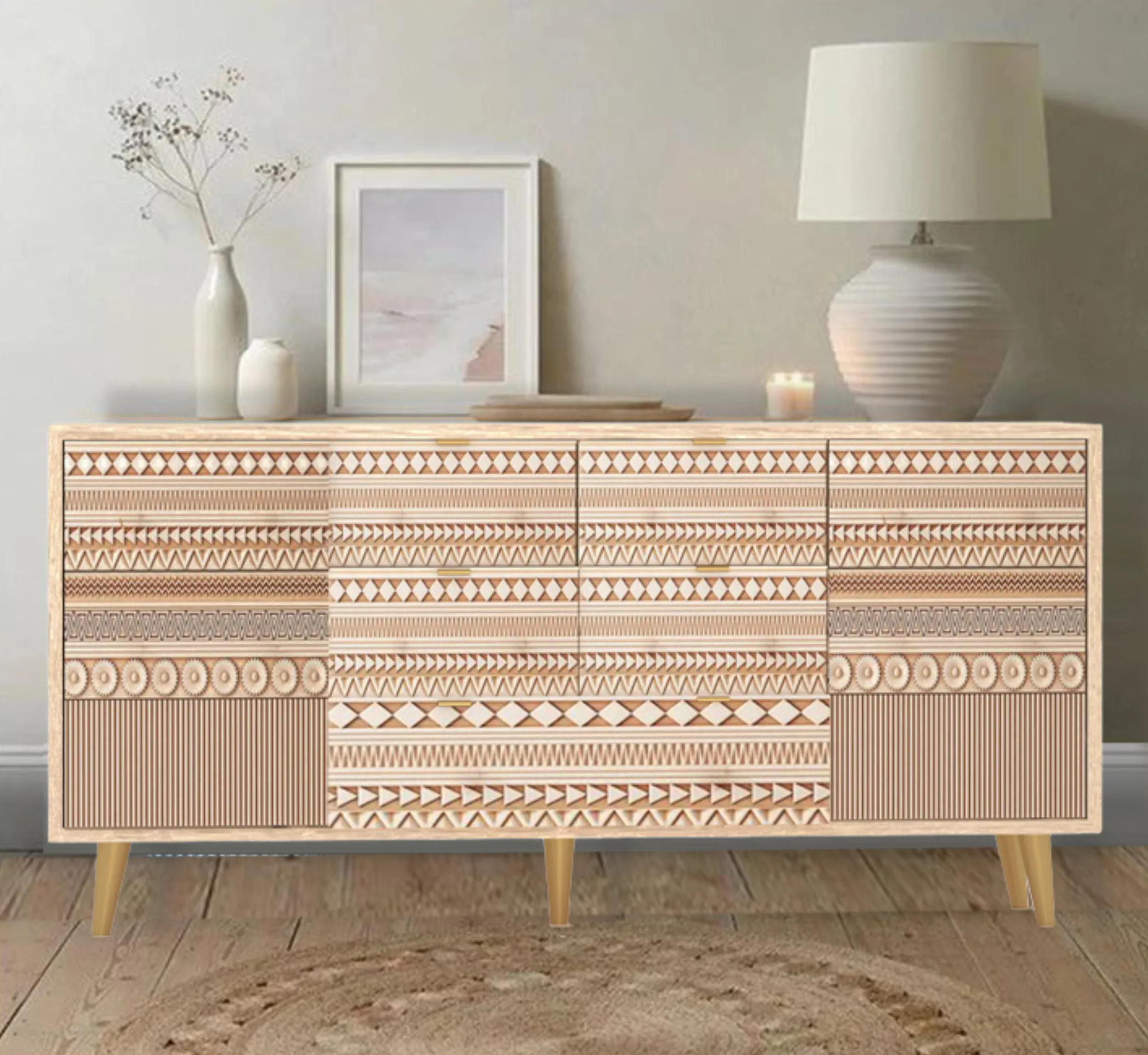 Amara Wooden 70" Sideboard