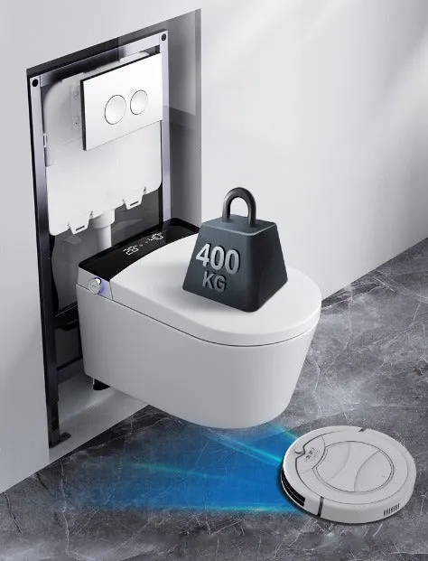 Aveeda| One-piece Elongated Wall Mounted Luxury Smart Toilet