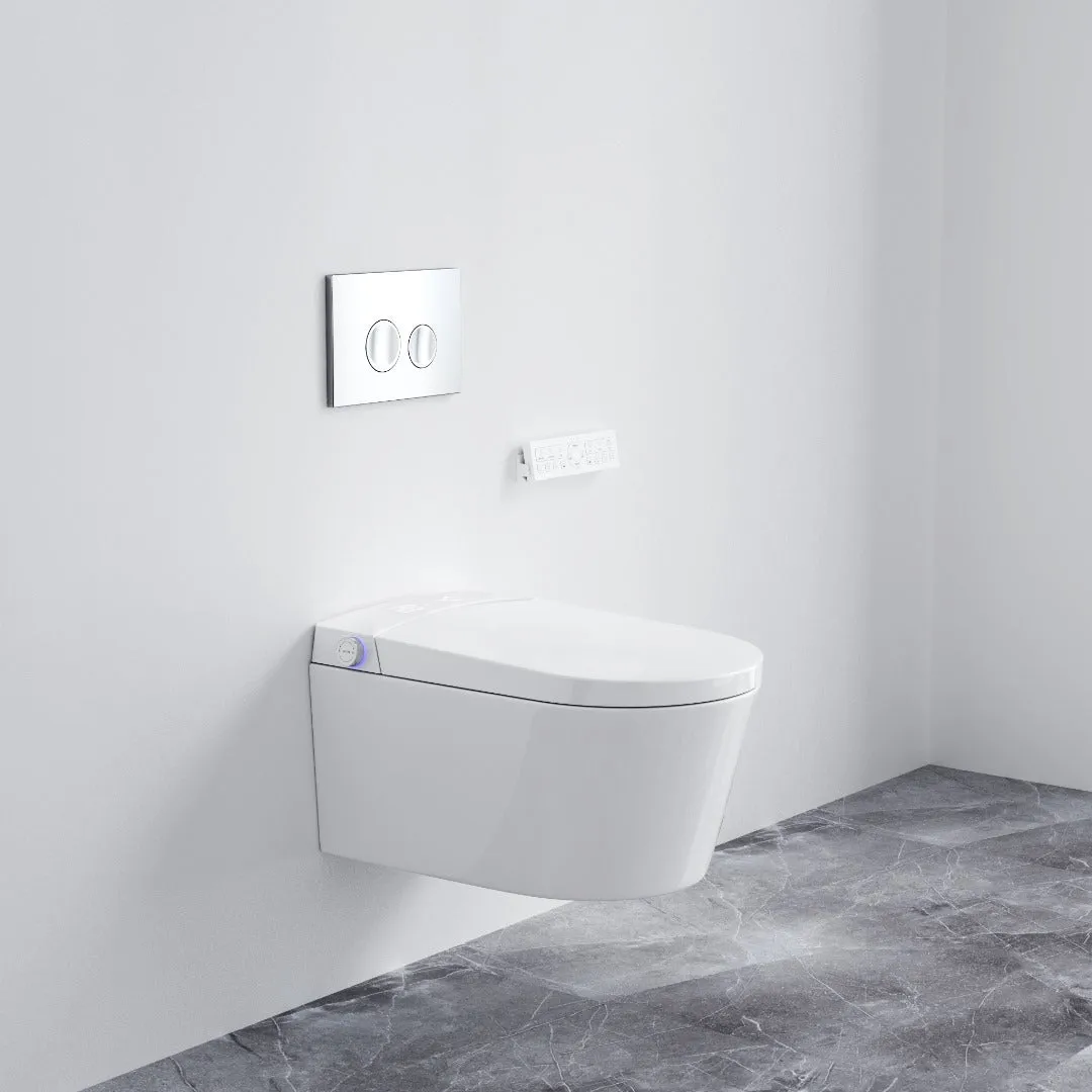 Aveeda| One-piece Elongated Wall Mounted Luxury Smart Toilet