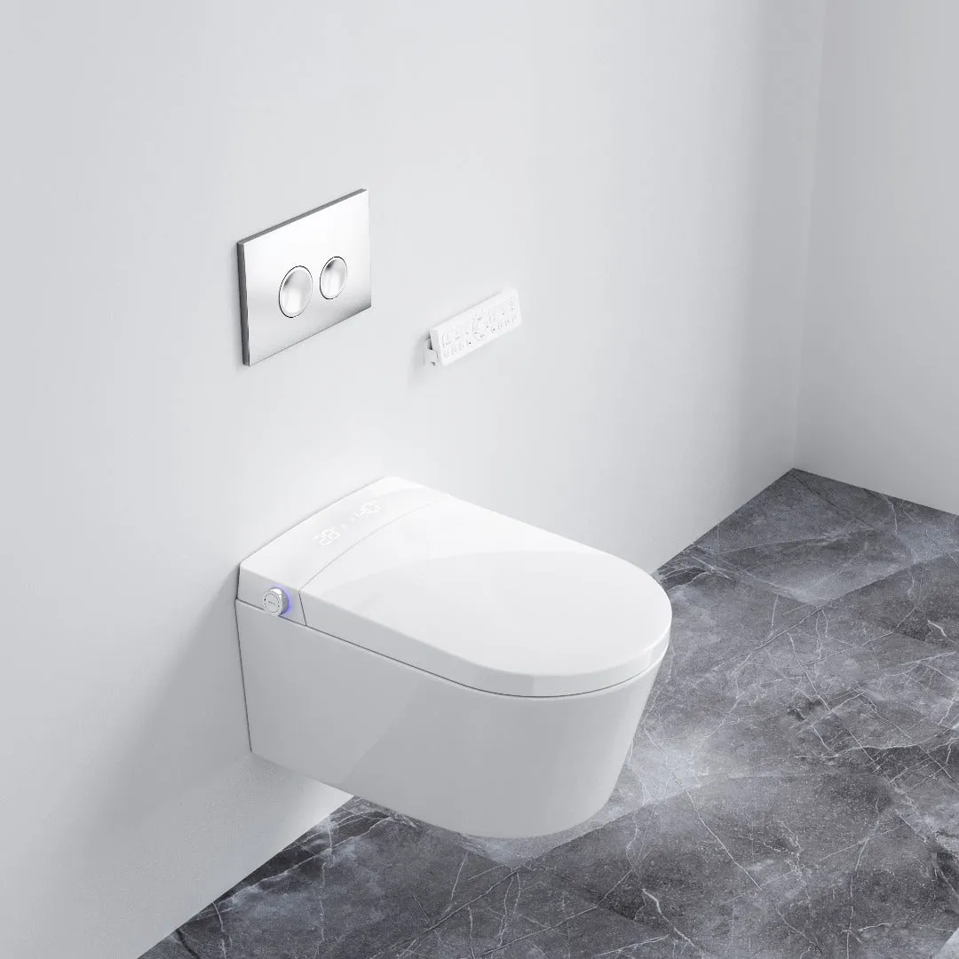 Aveeda| One-piece Elongated Wall Mounted Luxury Smart Toilet