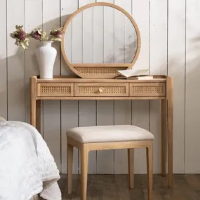 Baker Bali Dressing Table Complete set including stool and mirror