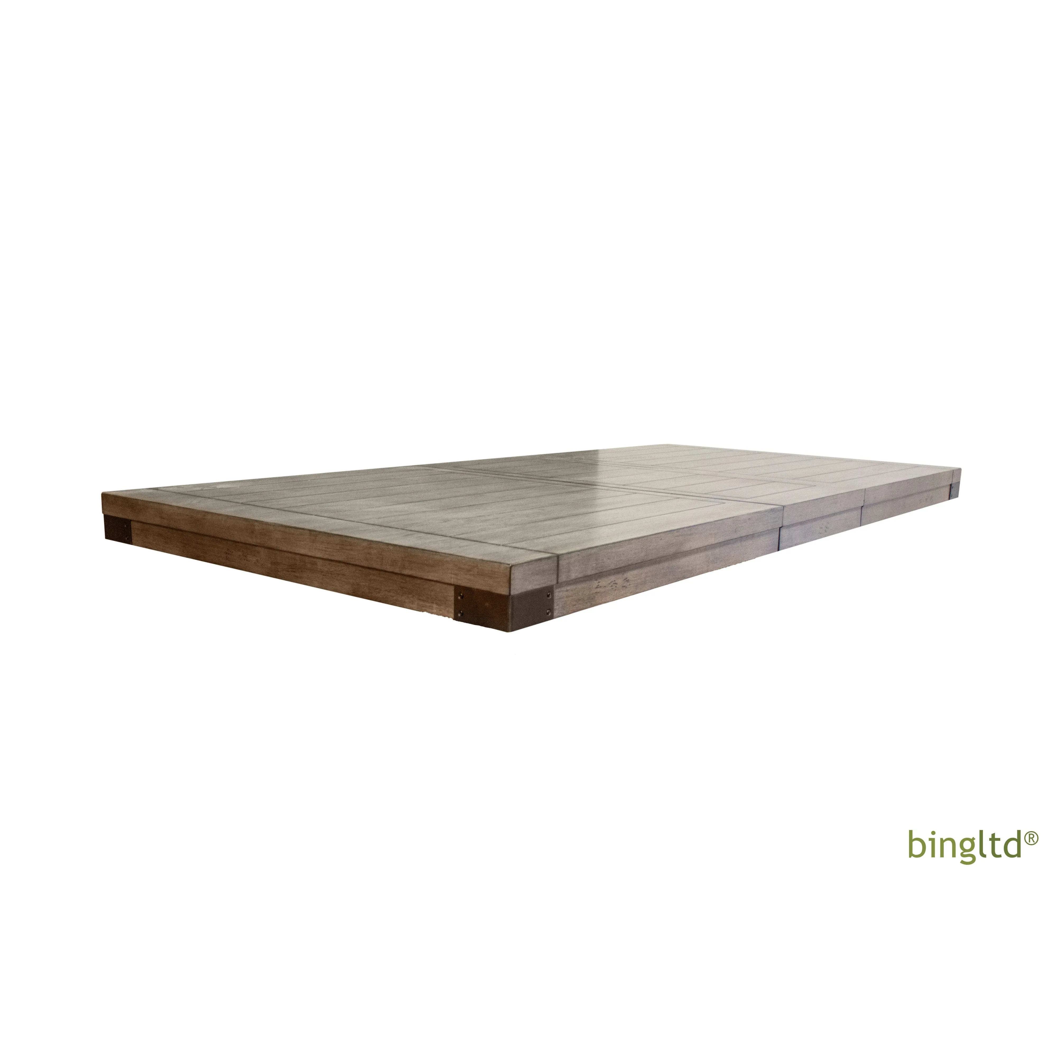 bingltd - 84" L X 40" W Atlas Extension Table Top Only NO BASE (TT40842-EXT-RW-UNF)