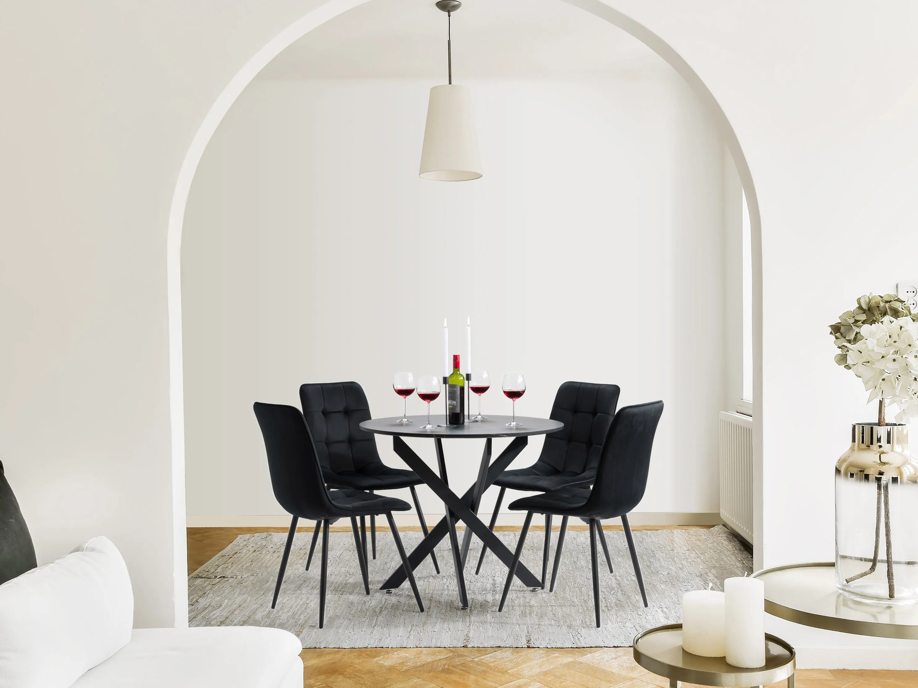 Black 5pc Dining Room Set