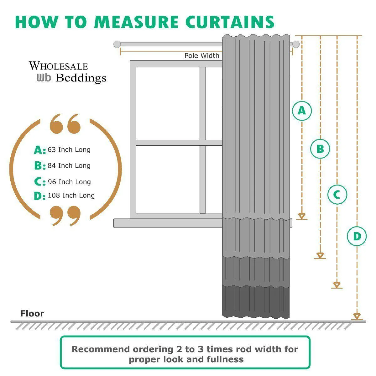 Black & White Meridian Room-Darkening Thermal Insulated Curtain Pair (Set of 2 Panels)