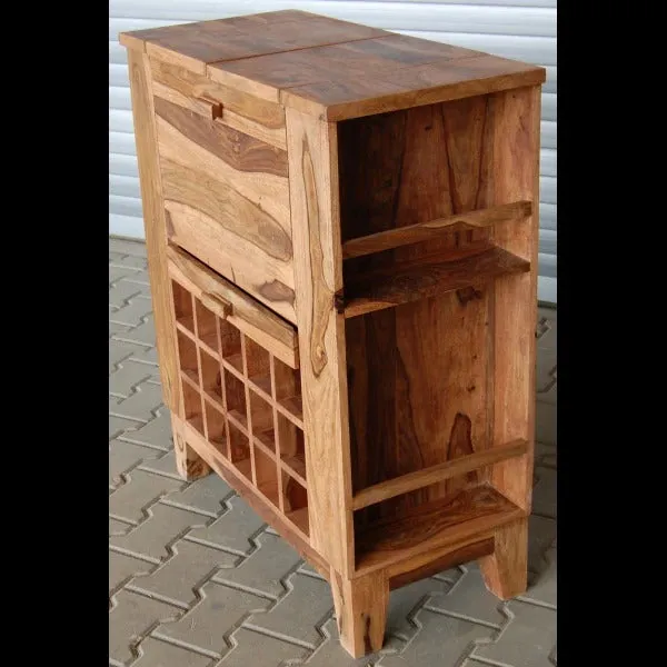 Bottled Up Bar Cabinet in Solid Wood