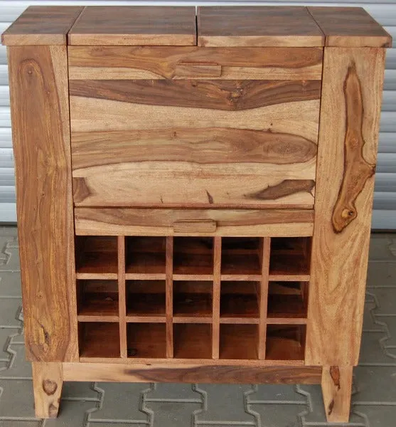 Bottled Up Bar Cabinet in Solid Wood