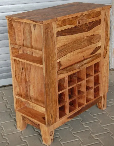 Bottled Up Bar Cabinet in Solid Wood