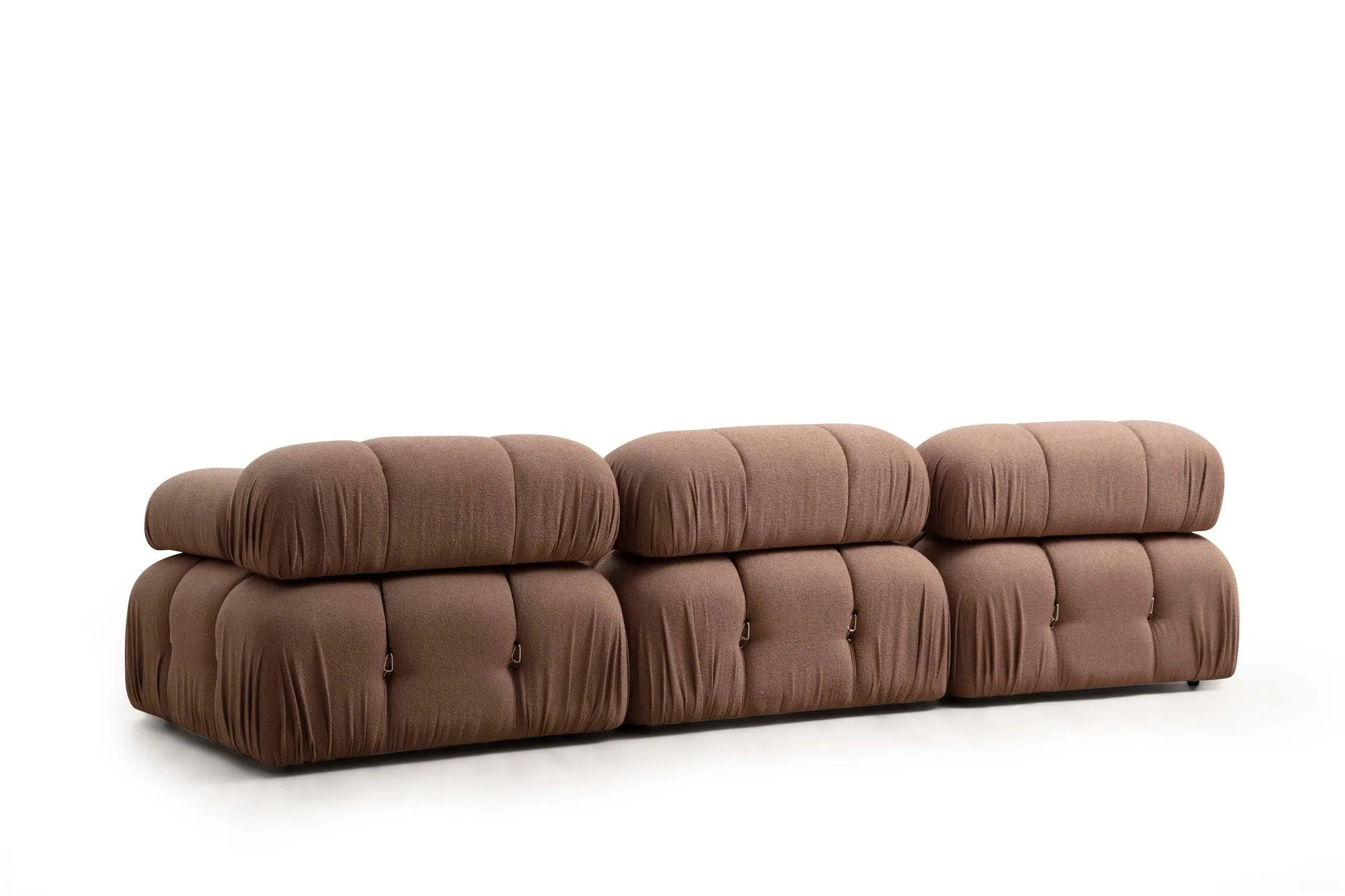 Bubble 3 seater - Brown Bouclette