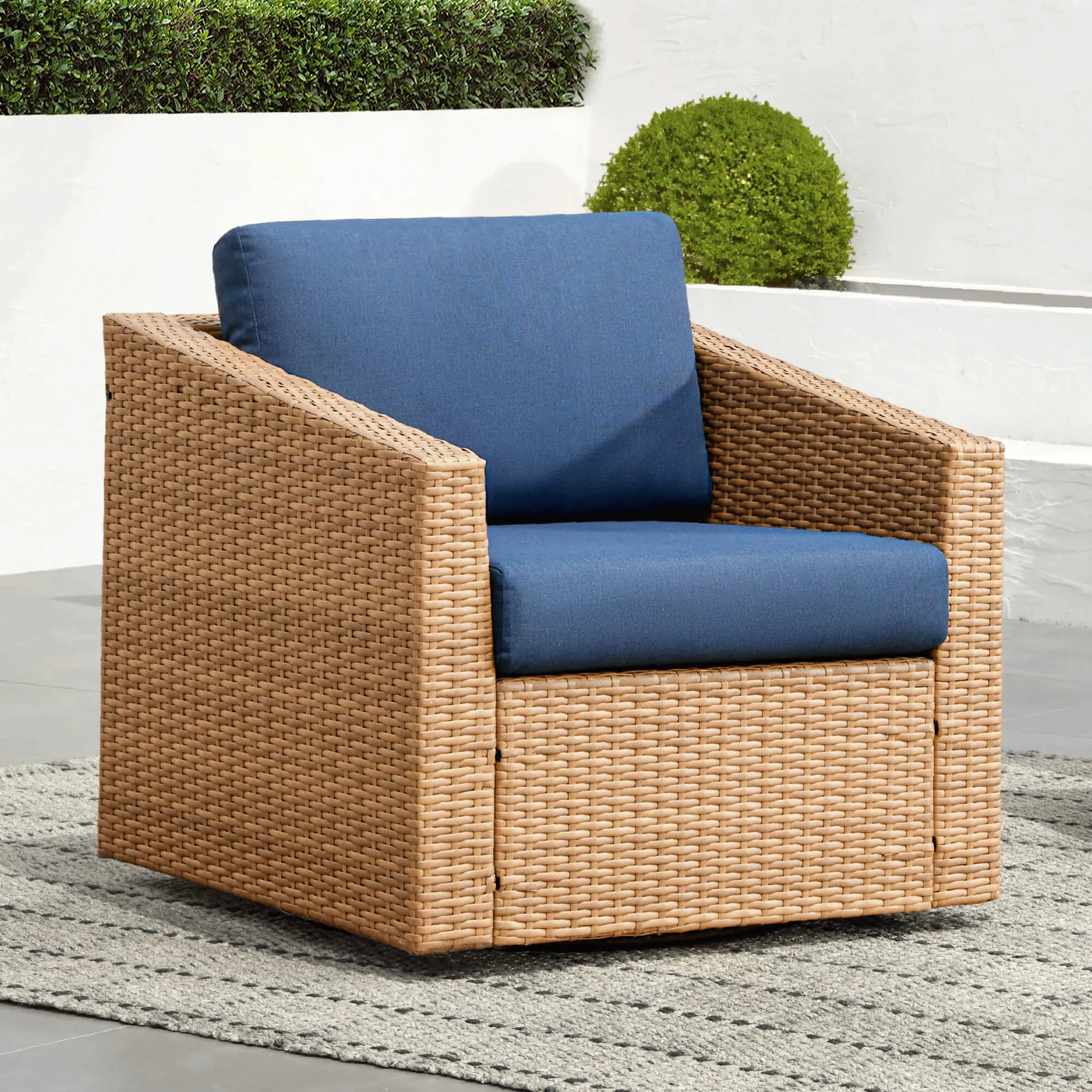 Calum Rattan Outdoor 5-Piece Patio Set