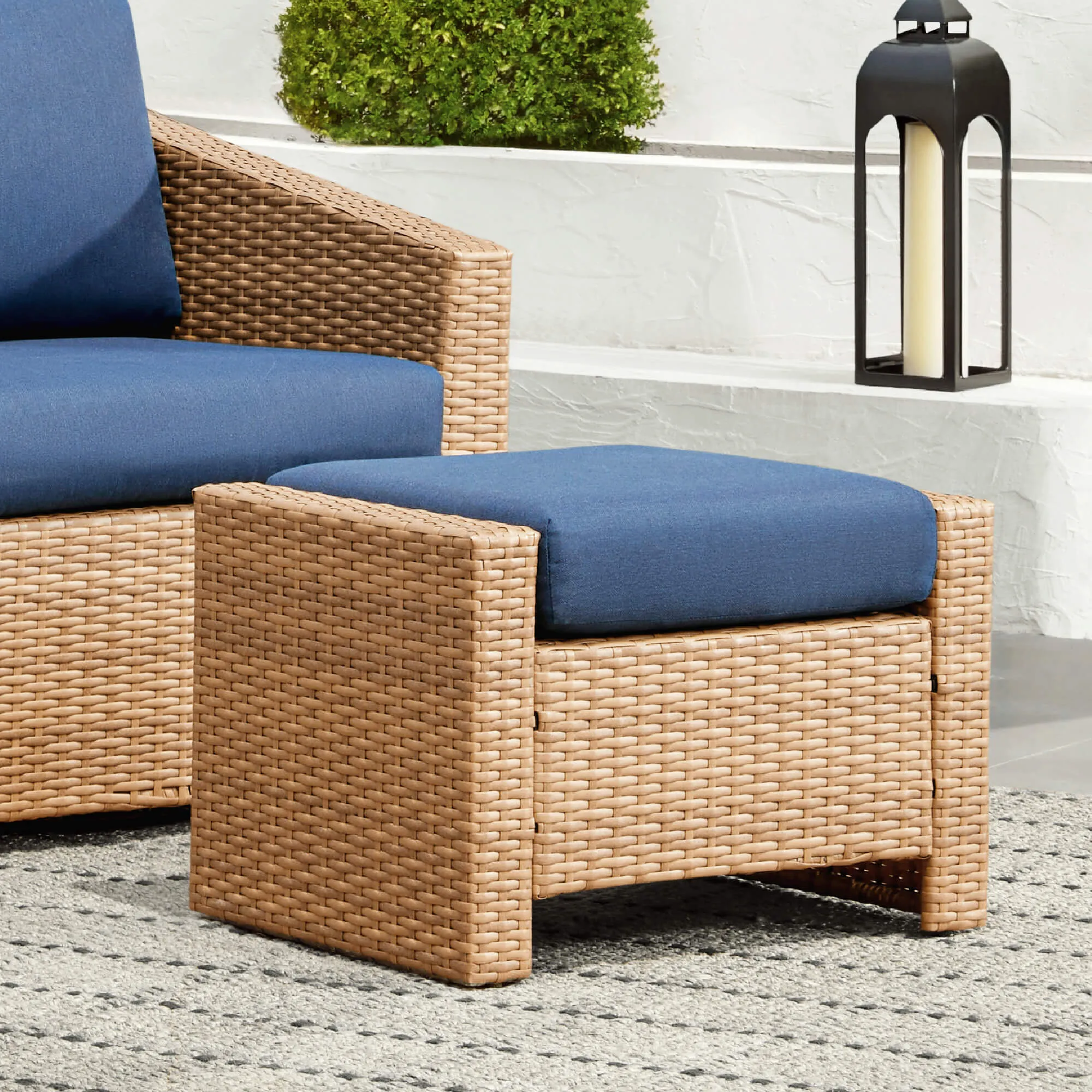 Calum Rattan Outdoor 5-Piece Patio Set