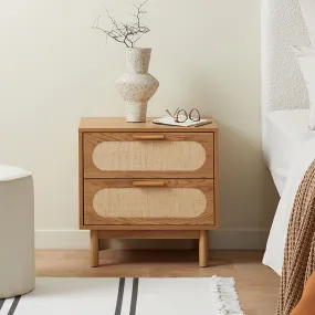 Canyon Two Drawer Bedside Table