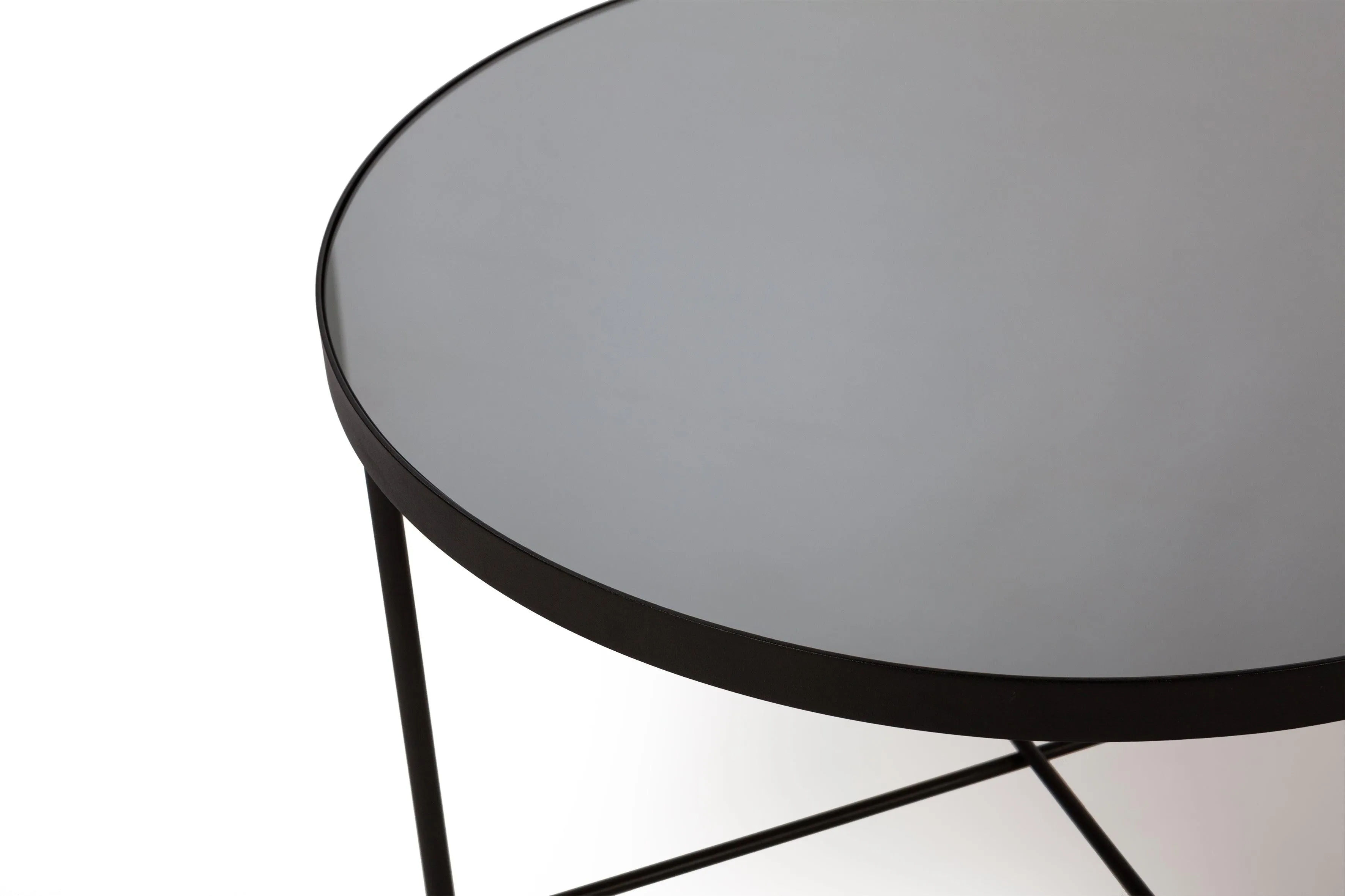 Coffee table HARSTAD #1 titanium mirror