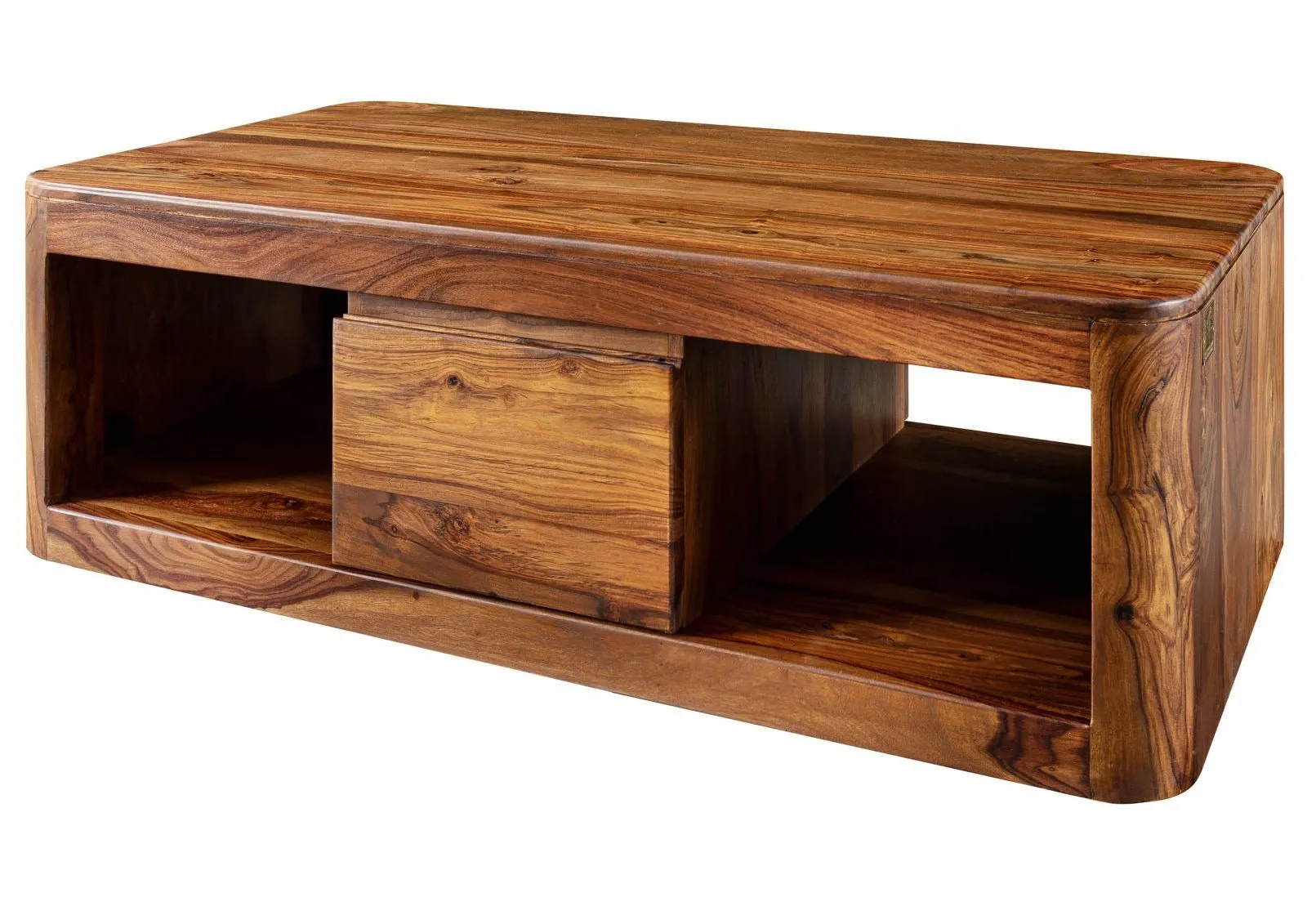 Coffee table Sheesham 118x65x40 walnut