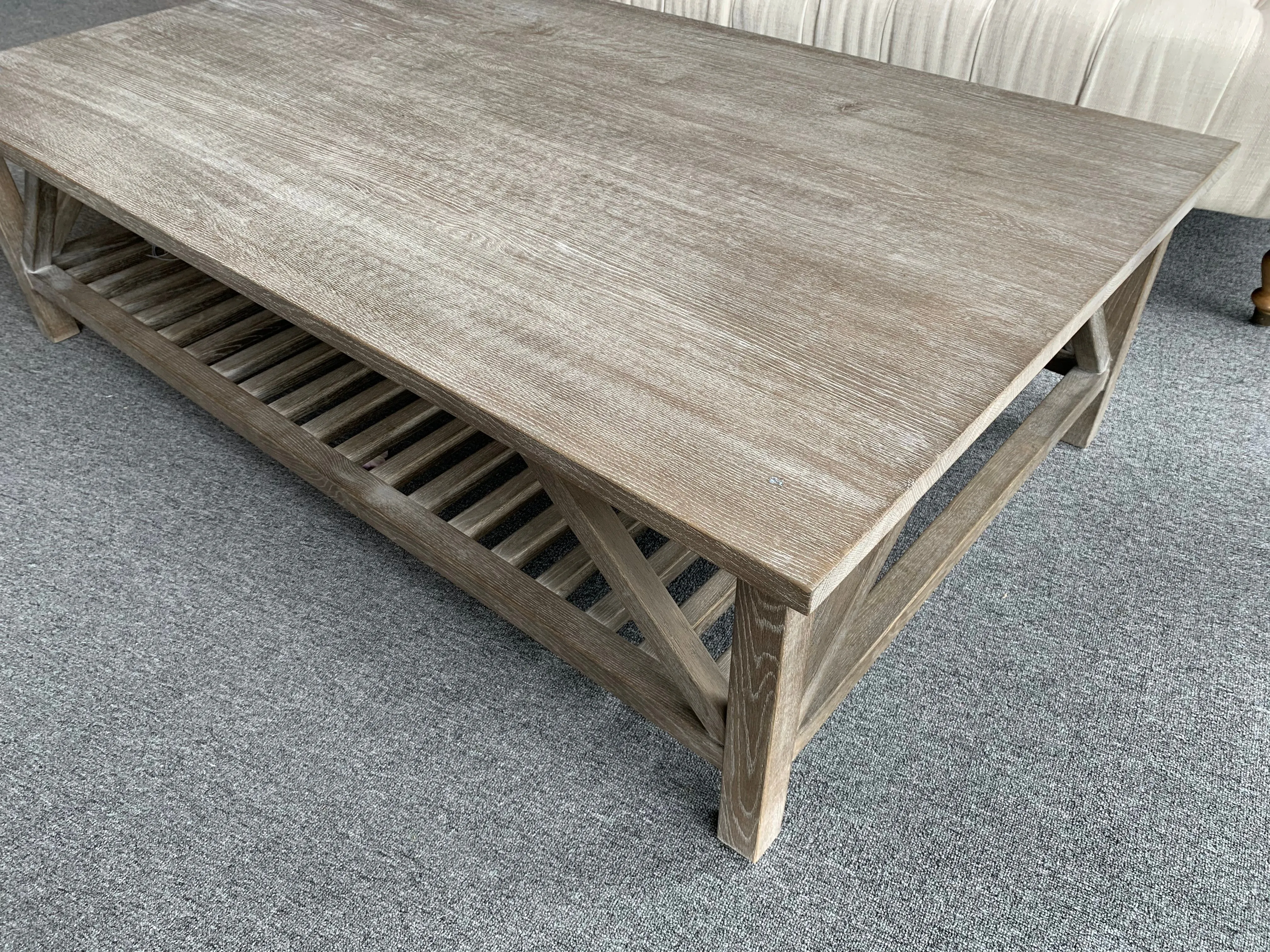 Coffee Table Washed Coffee Table Solid Oak 1500*900