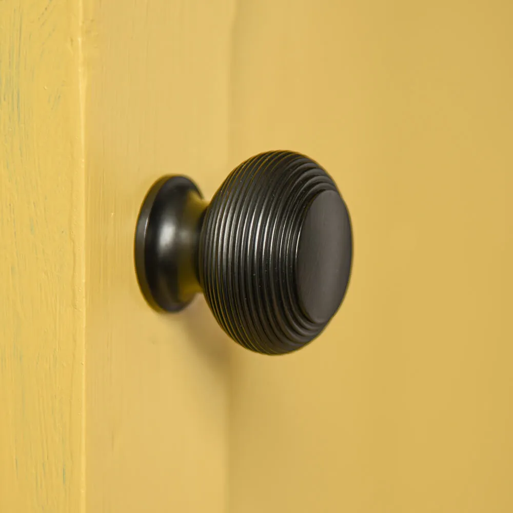 Dark Bronze Beehive Cabinet Knobs