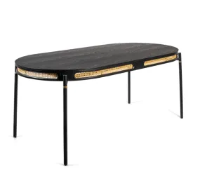 DON'T STOP THE WEBBING table black