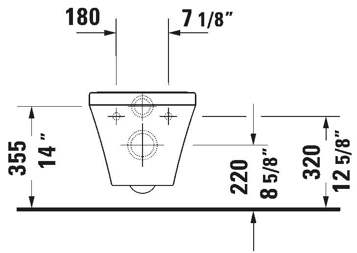 Duravit DuraStyle Wall Hung Toilet (FULL SET )