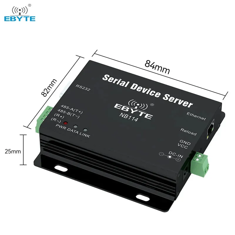 EBTYE NB114 Factory sales New product Long-distance and efficient Data transparent transmissioSerial to Ethernet server