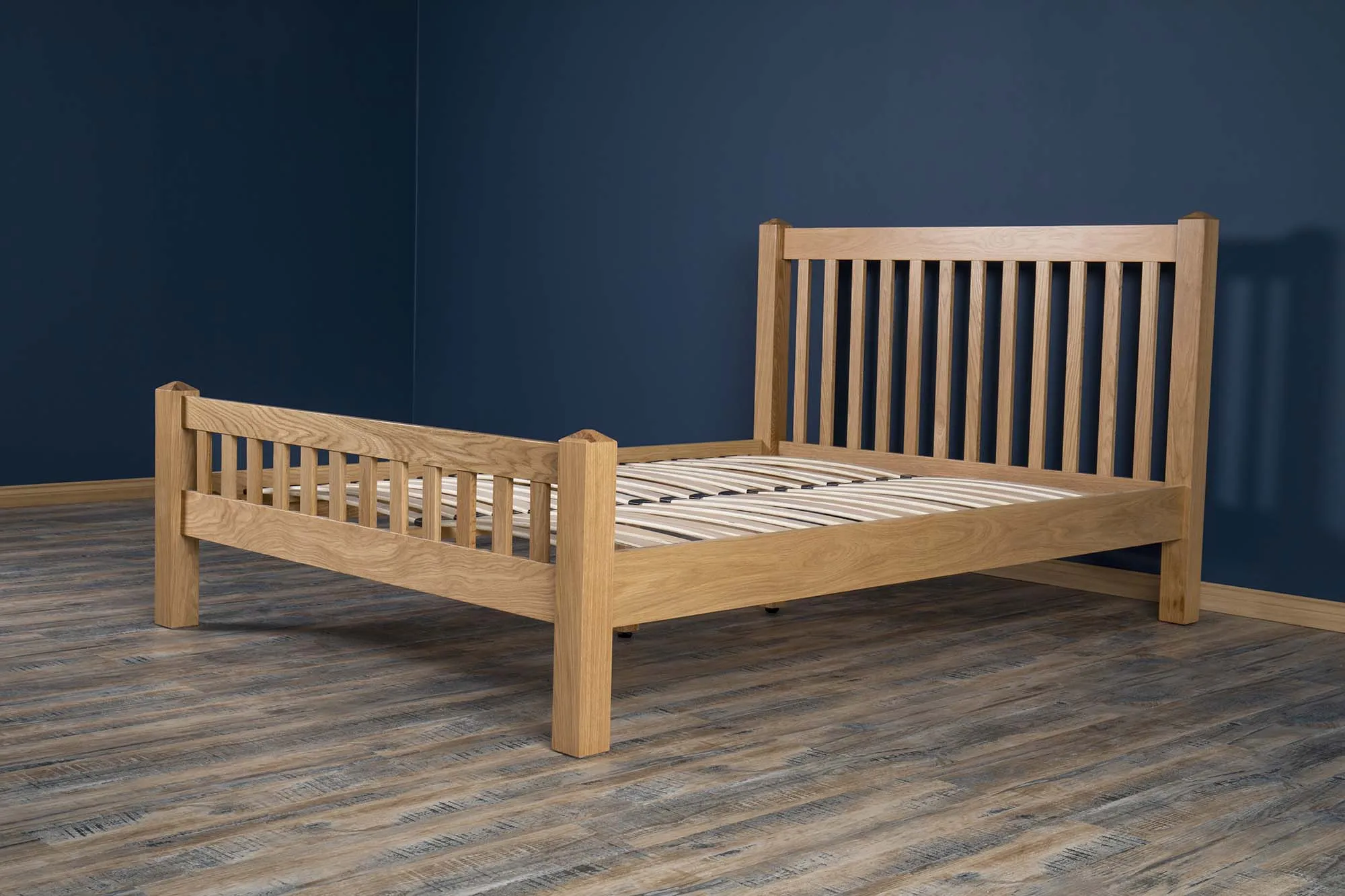 Emporia Solid Natural Oak Bed Frame - 6ft Super King