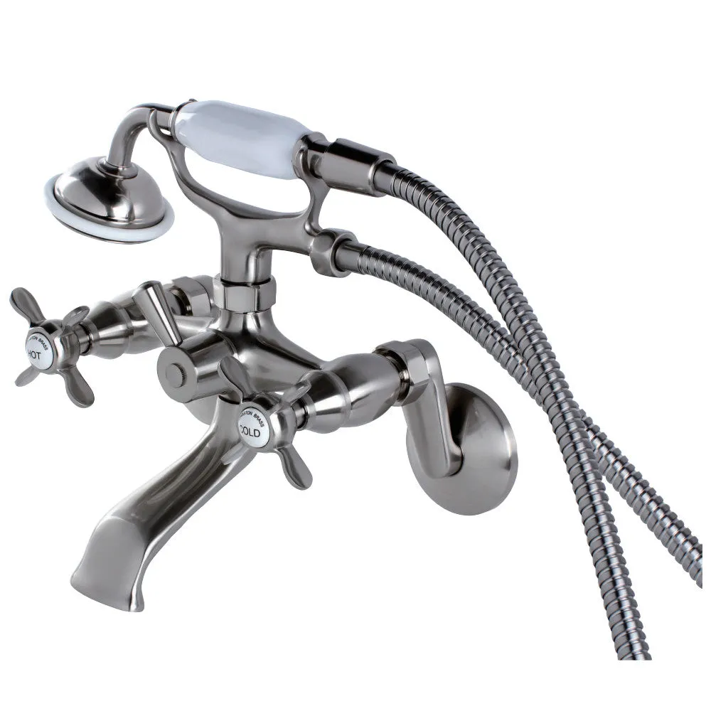 Essex Wall Mount Clawfoot Tub Faucet with Hand Shower