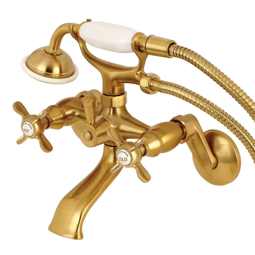 Essex Wall Mount Clawfoot Tub Faucet with Hand Shower