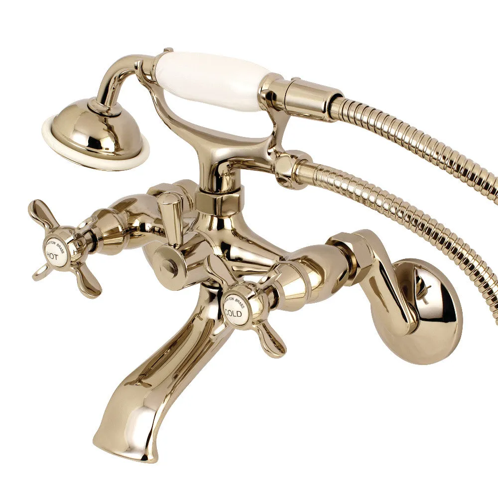 Essex Wall Mount Clawfoot Tub Faucet with Hand Shower