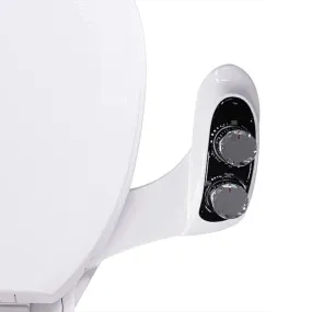 Giving Tree Non-Electric Bidet Toilet Attachment Self Cleaning Dual Nozzle Sprays Hot & Cold Water