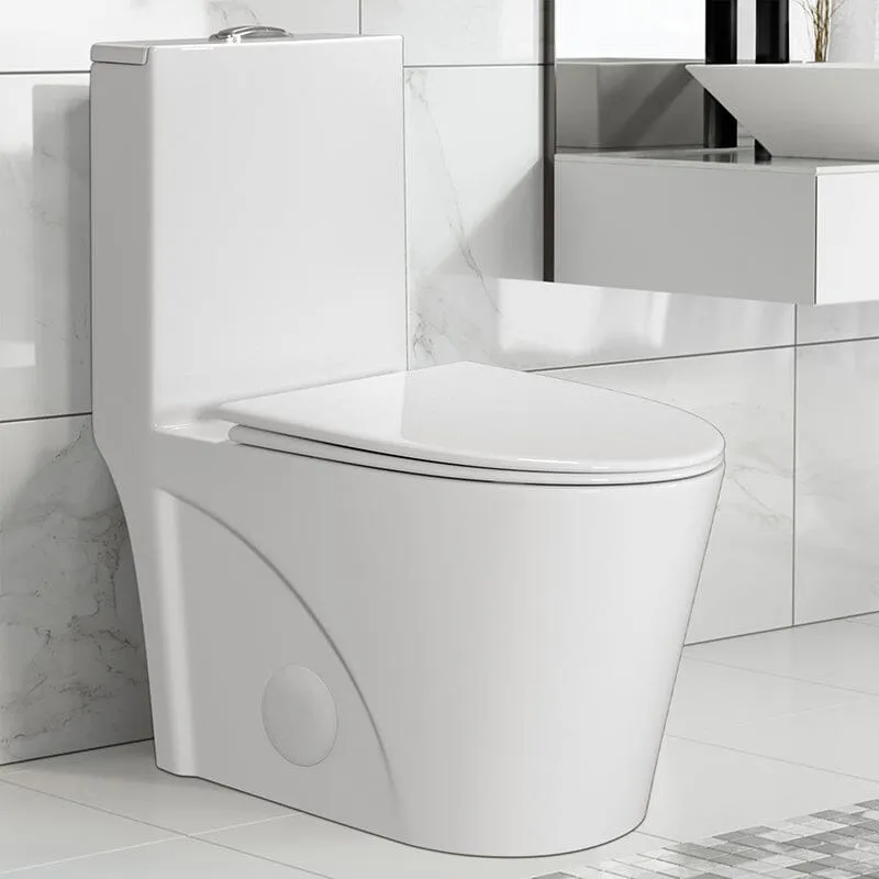 Giving Tree One Piece 1.1GPF/1.6 GPF Dual Flush Elongated Toilet