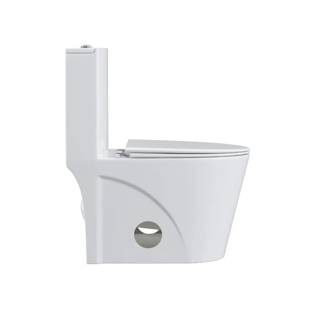 Giving Tree One Piece 1.1GPF/1.6 GPF Dual Flush Elongated Toilet