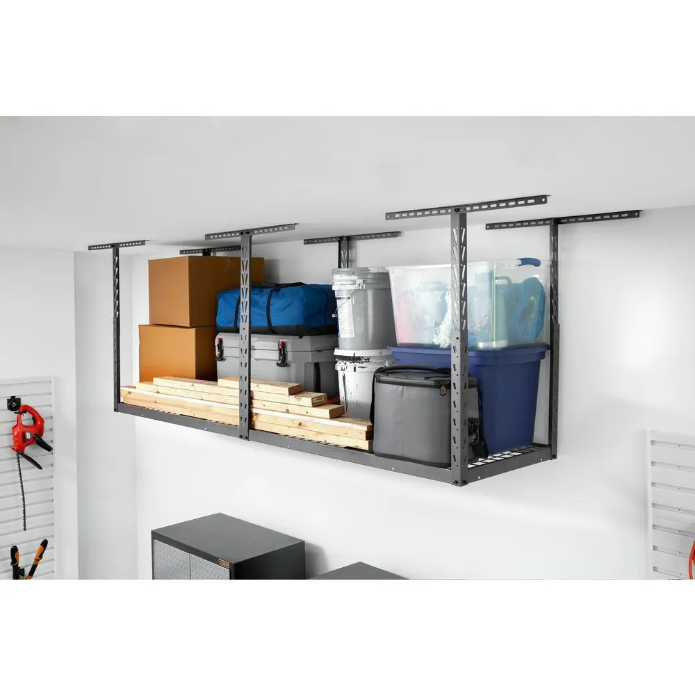 Gladiator GearLoft 24 in. W x 23-37 in. H x 96 in. L Overhead Garage Storage Rack