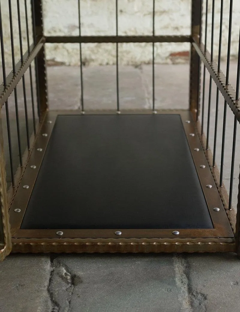 Hammered Steel Coffee Table/ Cage