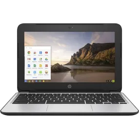 HP Chromebook 11 G4 11.6 Inch Laptop P0B79UT#ABA (Intel N2840 Dual-Core, 2GB RAM, 16GB Flash SSD, Chrome OS) (Black) (Refurbished)