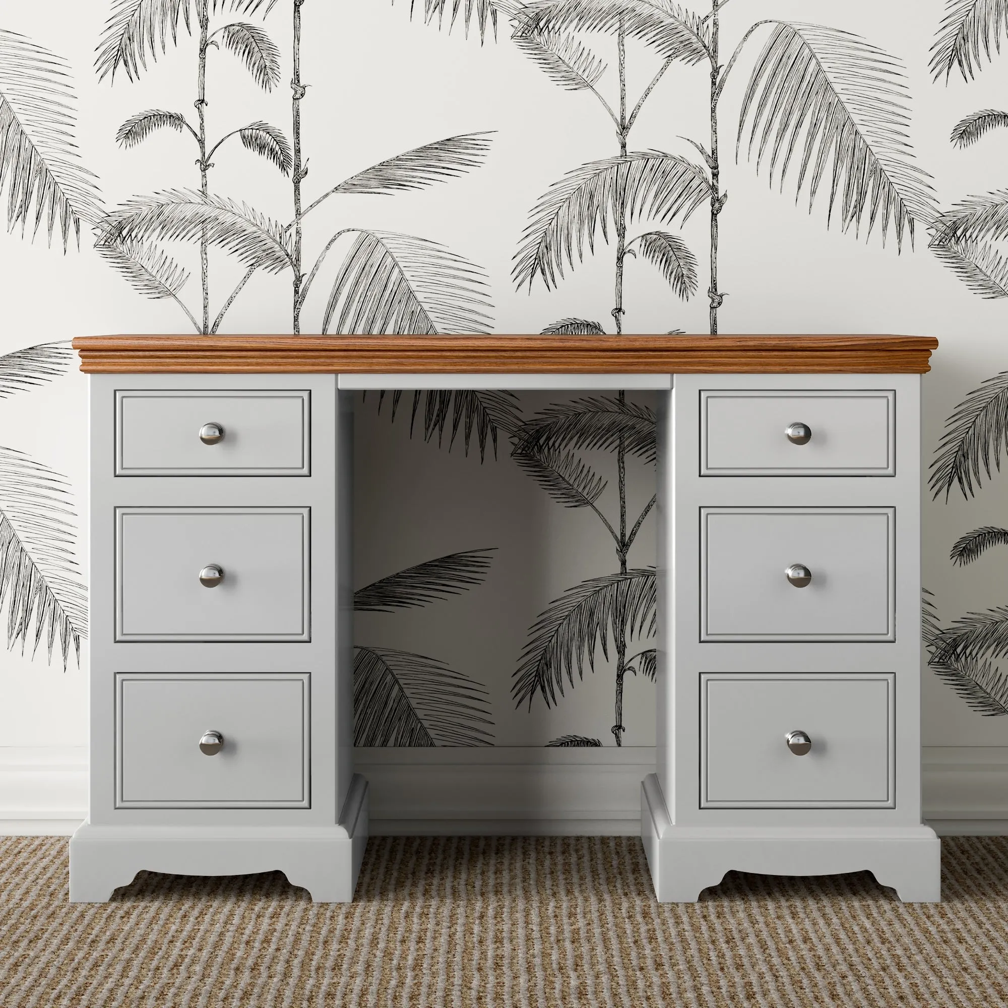 Inspiration Painted Single Ped Dressing Table