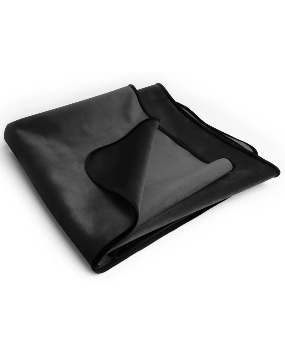 Liberator Fascinator Throw Travel Sized Velvety Sex Blanket - Black