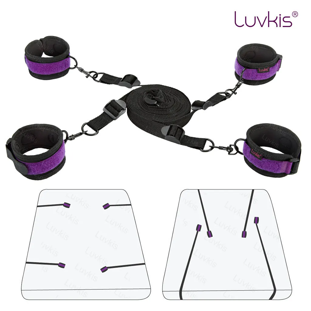 Luvkis Sex Bondage Restraint Kit BDSM Adult Sex Toys