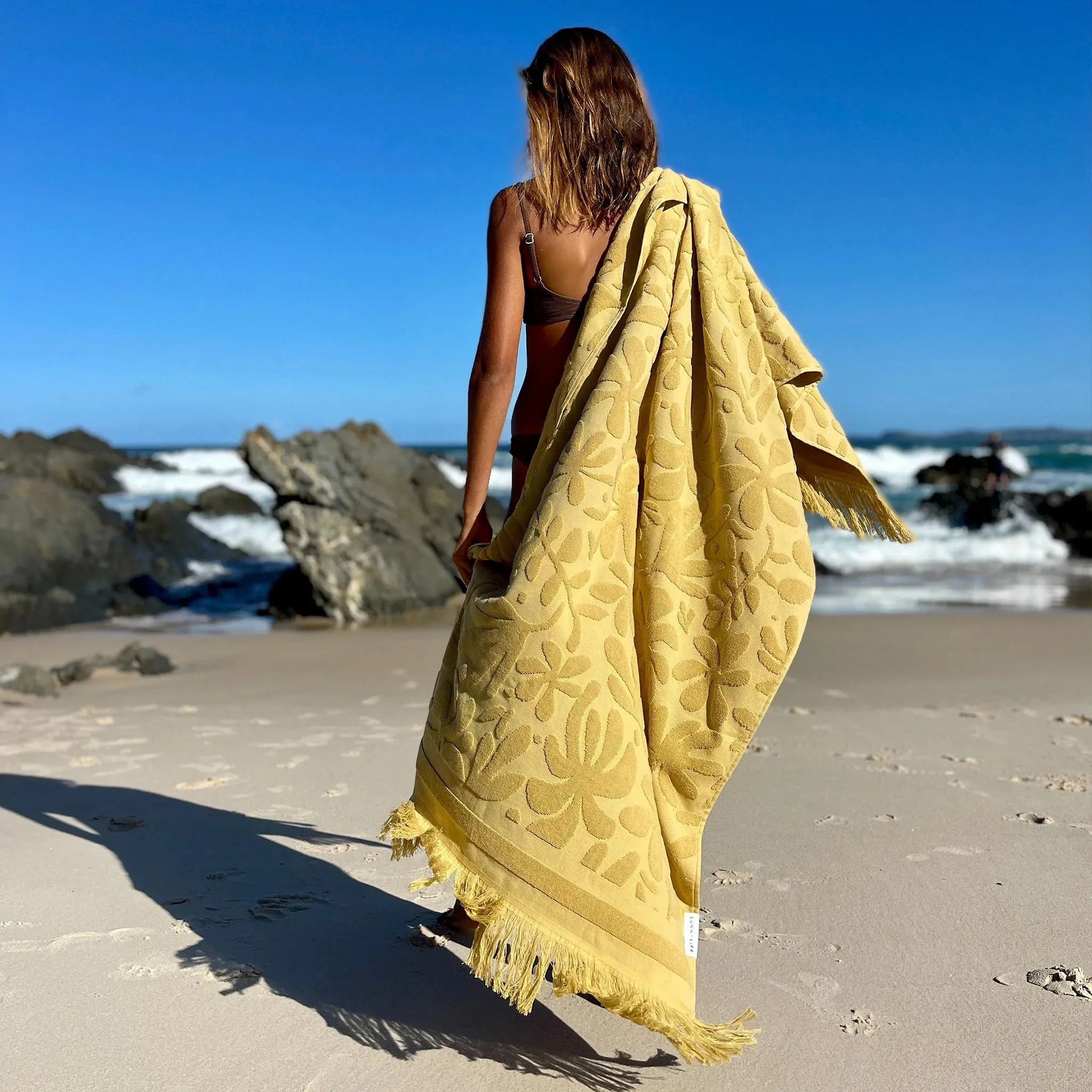 Luxe Towel - Mango Bay Golden Mustard