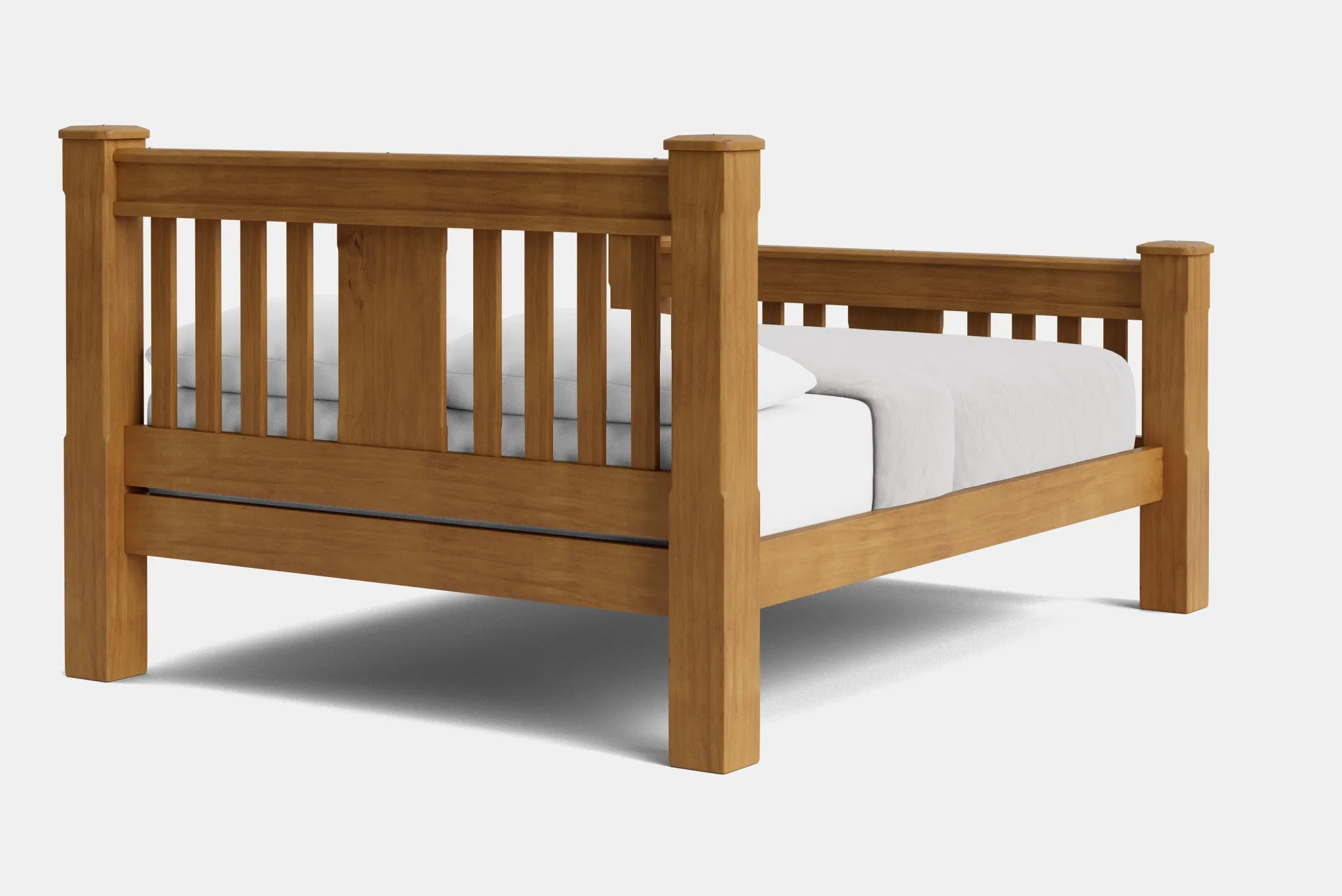 Maison High Foot Slat Bed Frame