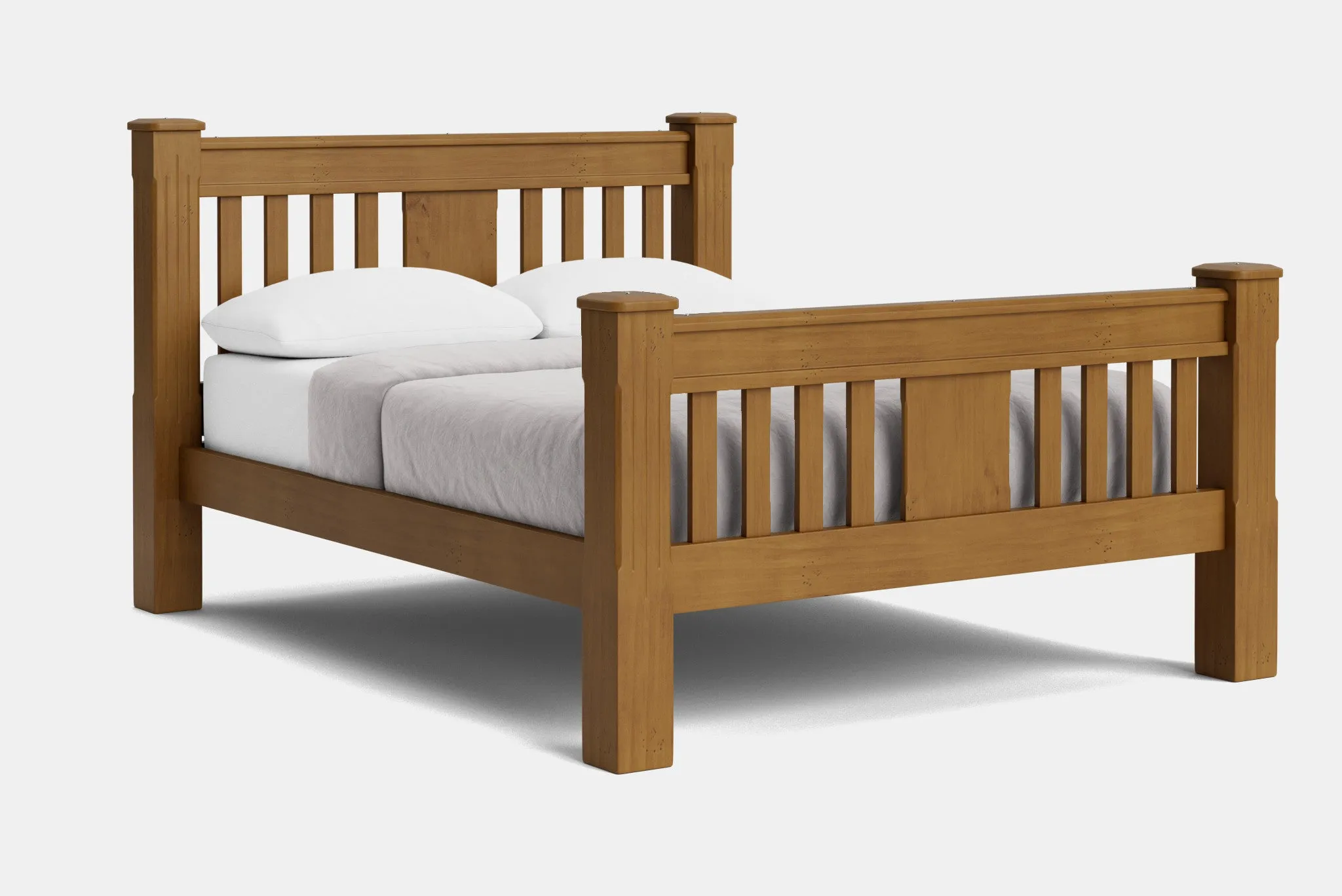 Maison High Foot Slat Bed Frame